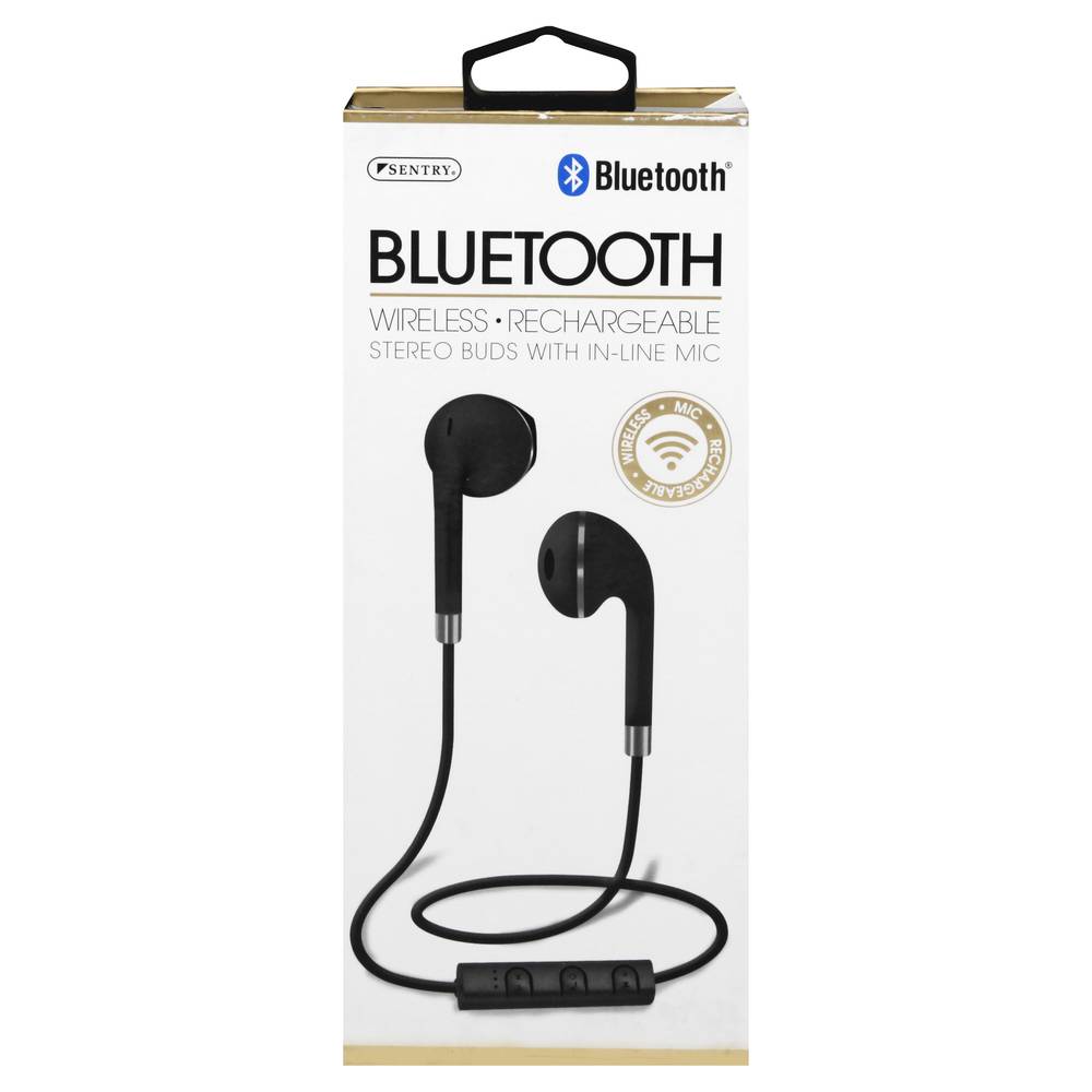 Sentry Bluetooth With In-Line Mic Stereo Buds