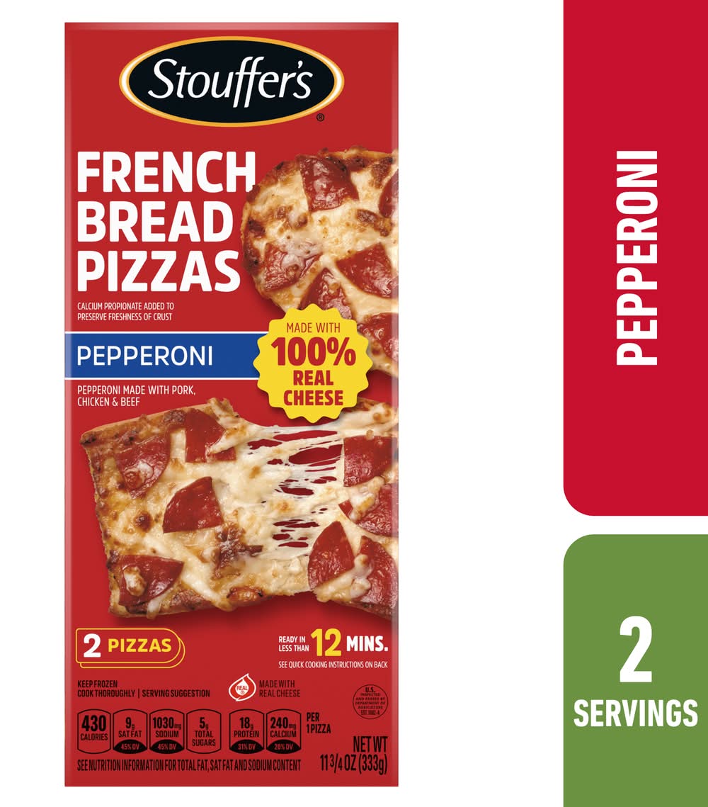 Stouffer's French Bread Frozen Pizza, Pepperoni (11.75 oz, 2 ct)