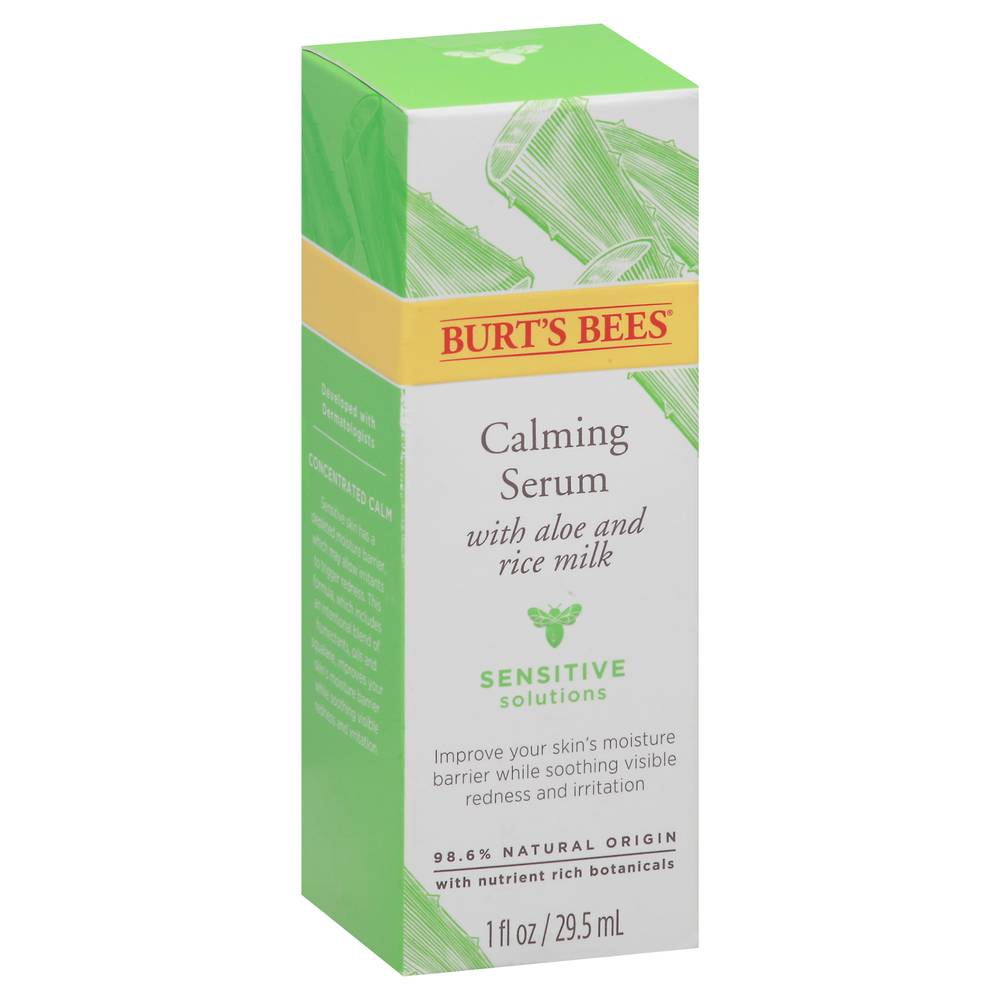 Burt's Bees Calming Serum With Aloe and Rice Milk