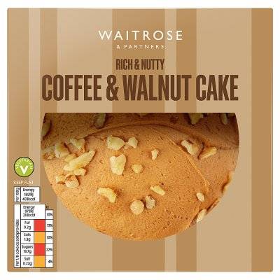 Waitrose Coffee & Walnut Cake