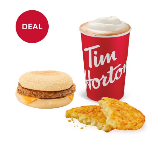 NEW! Single Veggie Patty Muffin Meal