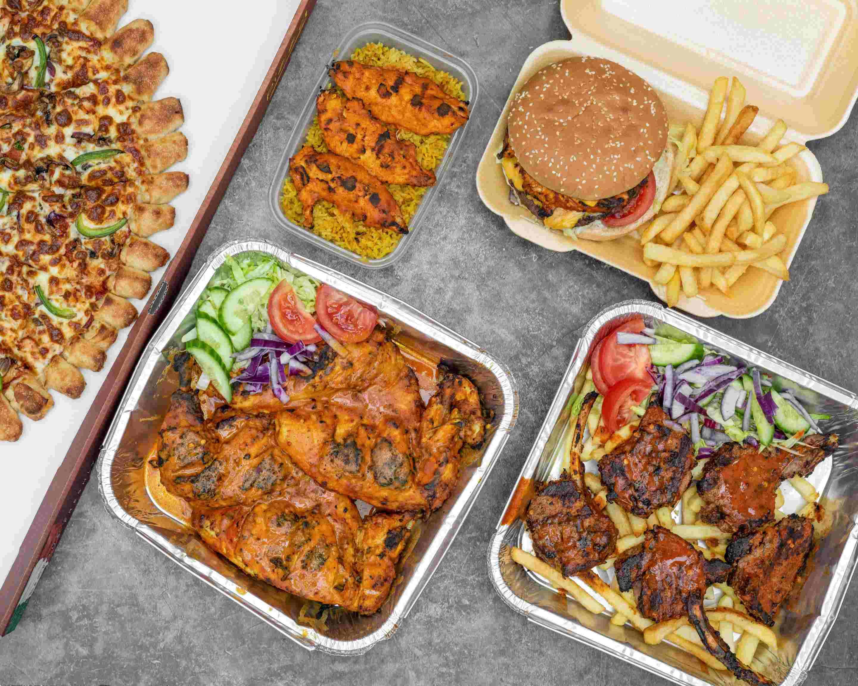 Flame Peri Peri and Pizza Menu Prices Sheffield Delivery Order with Uber Eats