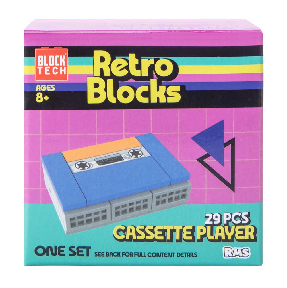 Retro Construction Kit Cassette Player