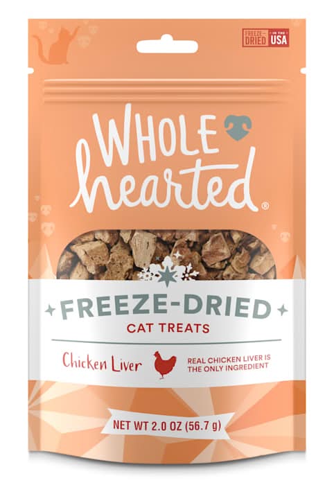 WholeHearted Chicken Liver Freeze-Dried Cat Treats (2 oz)