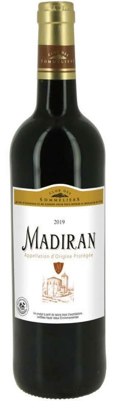 Club des Sommeliers - Vin rouge madiran aoc, 2010 (750ml)