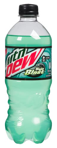 Mountain Dew Soft Drink, Baja Blast (591 ml)
