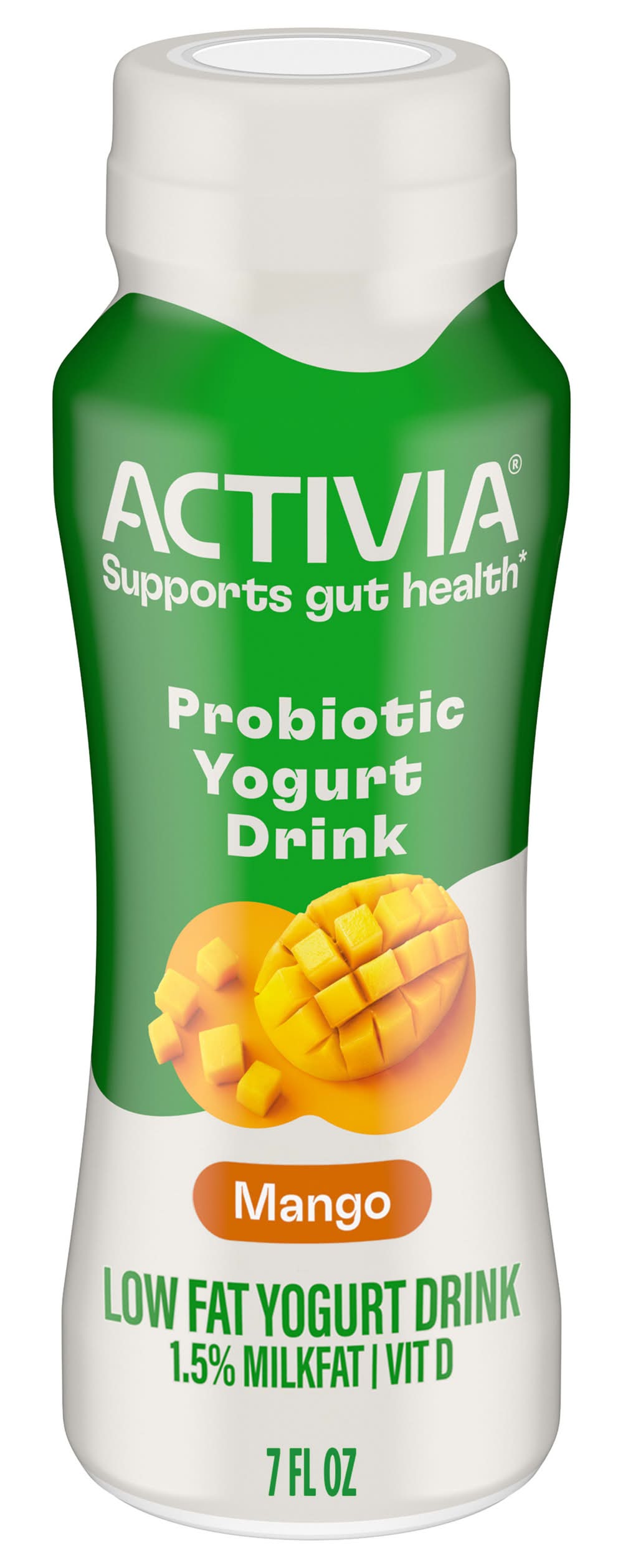 Activia Dannon Mango Flavor Probiotic Dairy Drink (7 fl oz)