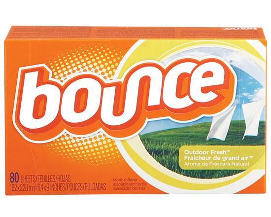 BOUNCE FABRIC SOFTENER OUTDOOR FRESH 80 PK