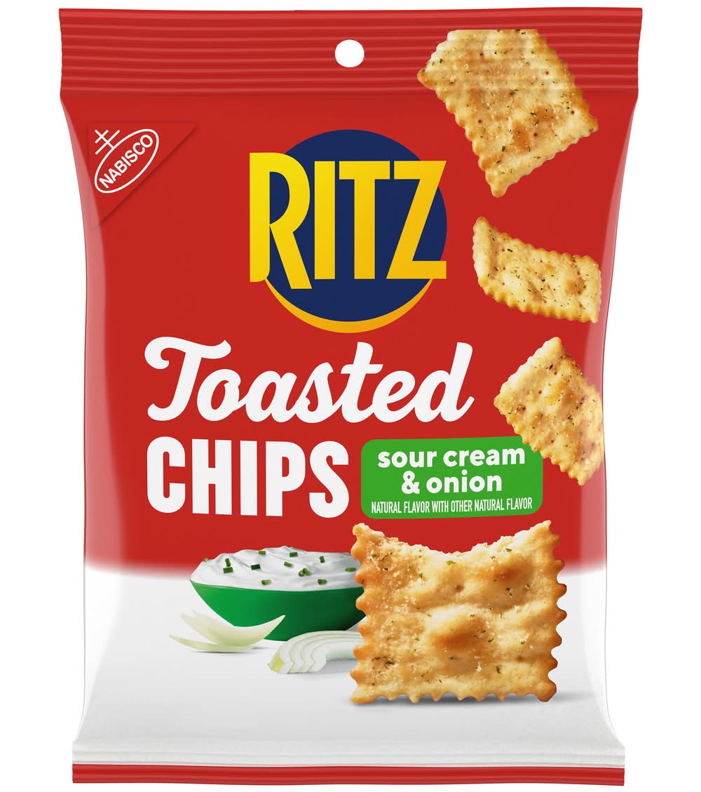 Ritz Nabisco Toasted Chips, Sour Cream & Onion (2.5 oz)