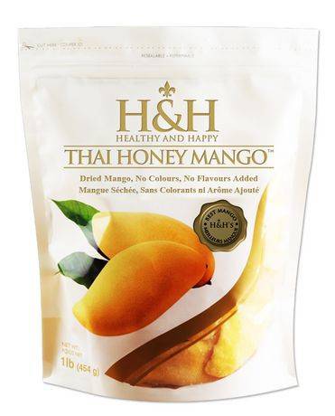 H&H Healthy & Happy Thai Honey Mango Dried Mango (454 g (1 lb))