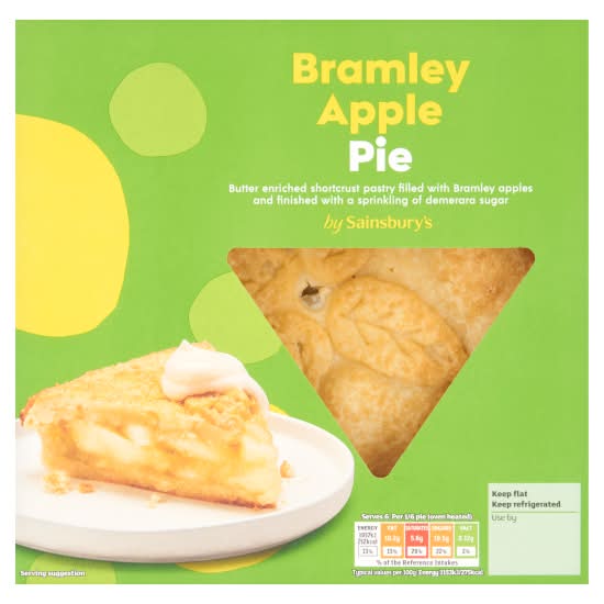 Sainsbury's Bramley Apple Pie (550g)