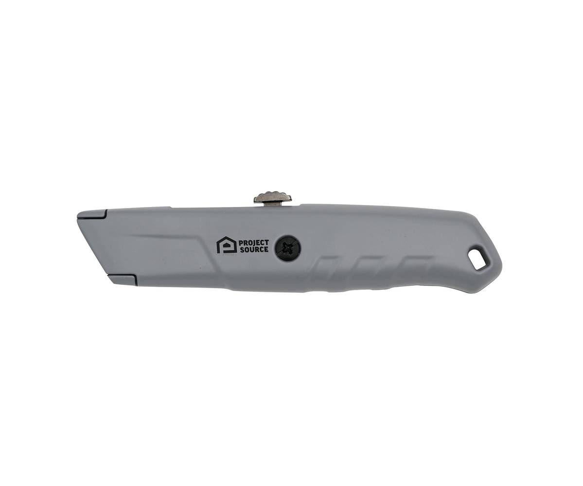Project Source 3/4-in 3-Blade Retractable Utility Knife with On Tool Blade Storage | 58977