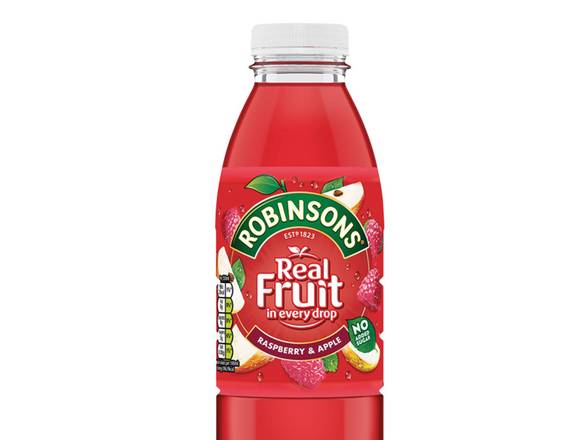 Robinsons Real Fruit Raspberry and Apple 500ml Bottle