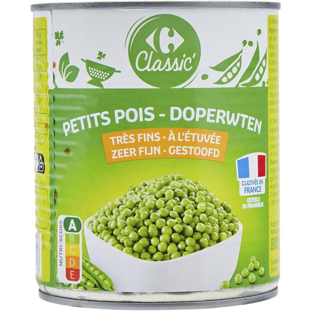 Carrefour Classic' - Petits pois très fins