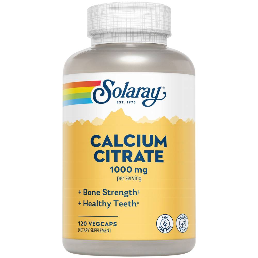 Calcium Citrate With Superior Absorption - 1,000 Mg (120 Capsules)