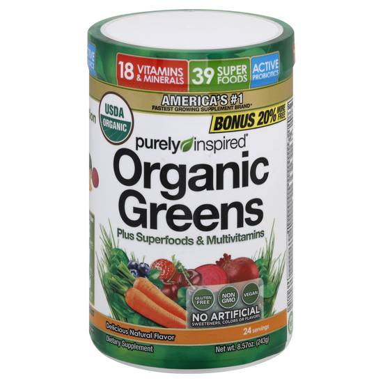 Purely Inspired Organic Greens Multivitamins (8.6 oz)