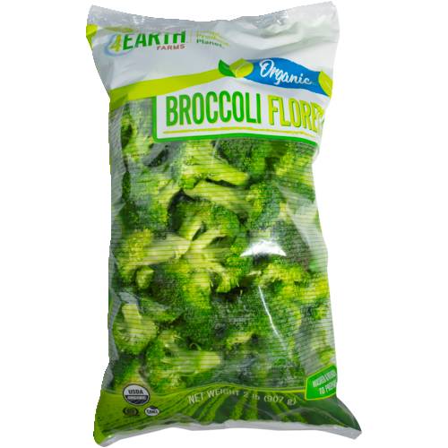 4earth Farms Organic Broccoli Florets Bag