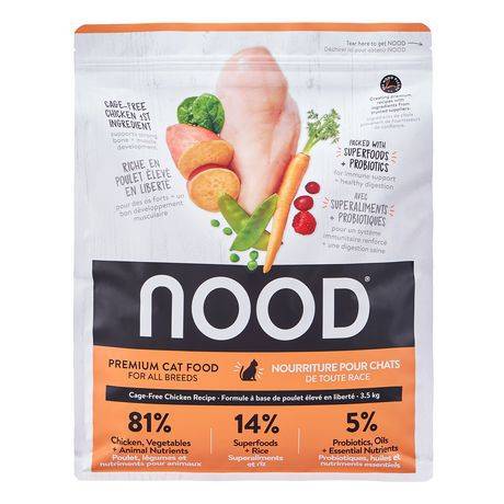 Nood Cage-Free Chicken & Pea Cat Food (7.7 lbs)