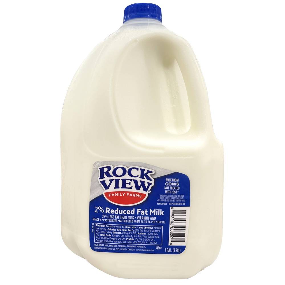 Rockview 2% Reduced Fat Milk (1 gal)