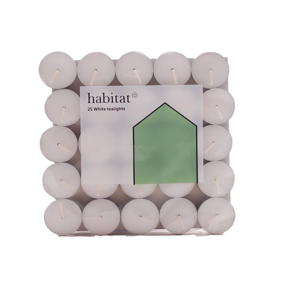 Sainsbury's Home White Tealights 25