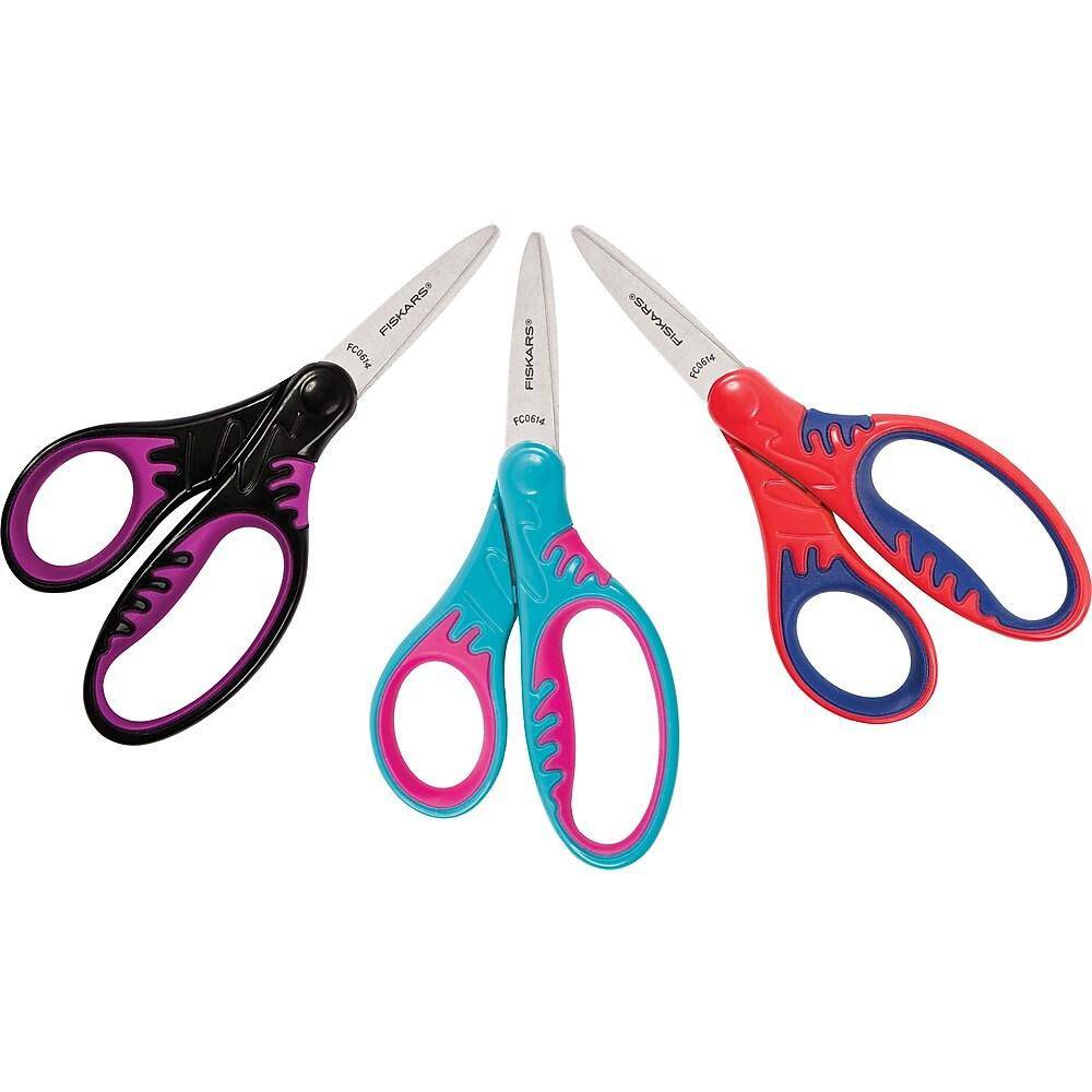 Fiskars Kids Pointed Softgrip Scissors 5" (10 g)
