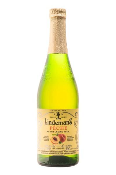 Lindeman's Peche Belgian Peach Lambic Beer (750 ml)