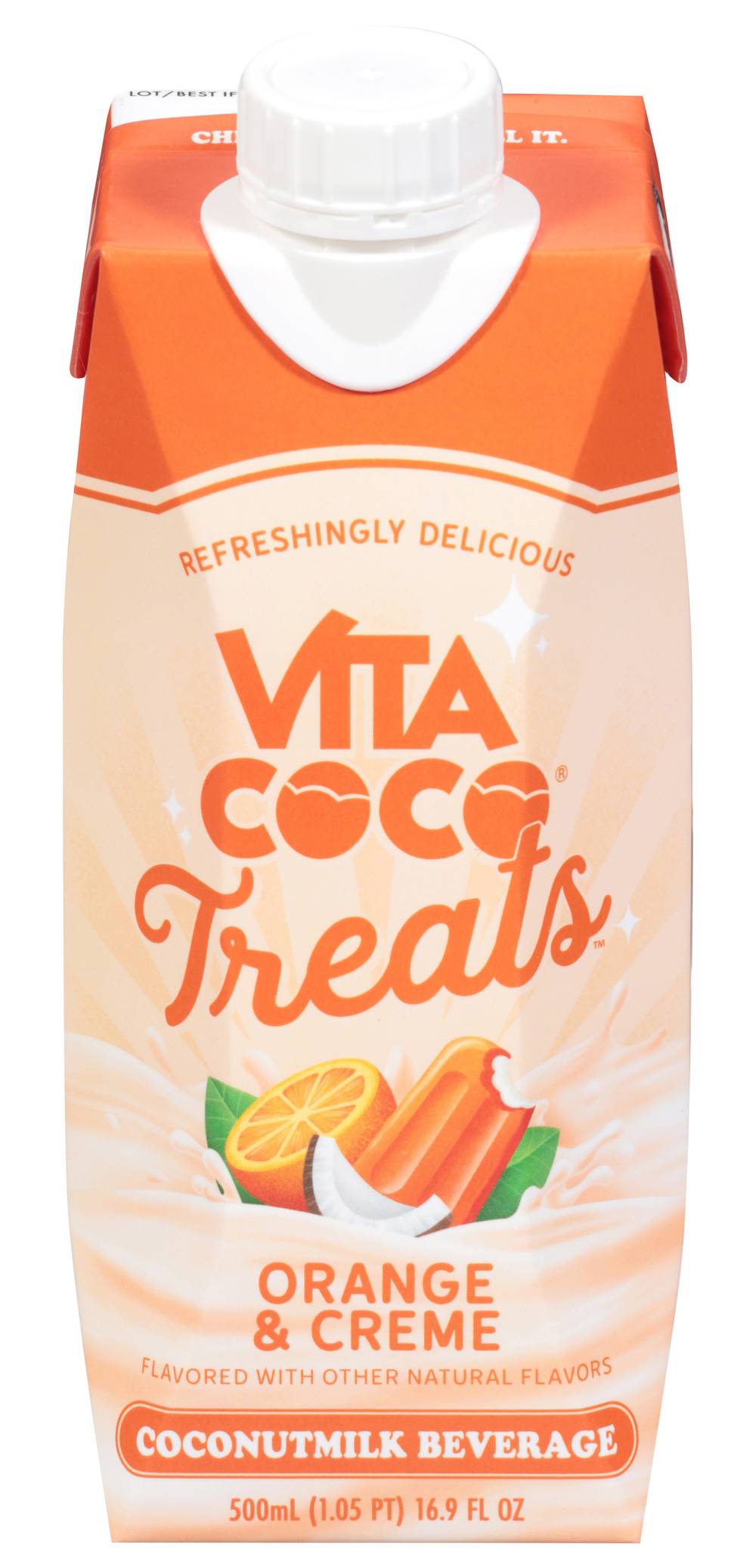 Vita Coco Treats Coconut Milk Drink, Orange-Crème (16.9 fl oz)