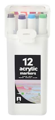 Acrylic Markers 12-Pack