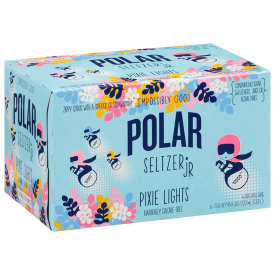 Polar Pixie Lights Seltzer Jr (6 pack, 7.5 fl oz)
