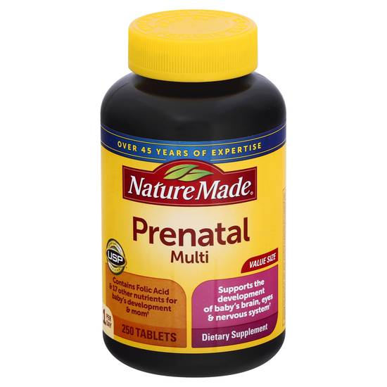 Nature Made Value Size Tablets Prenatal Multi (250 ct)