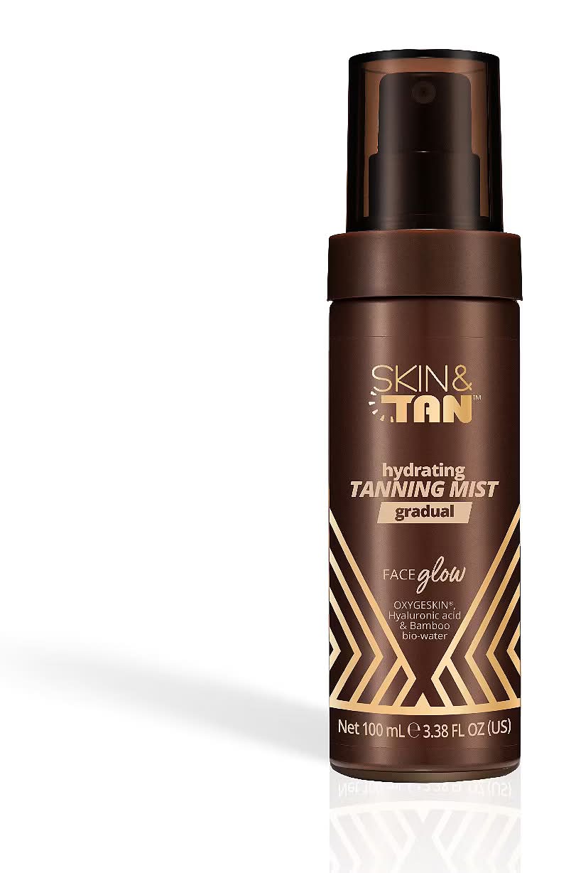 SKIN & TAN Face Glow Hydrating Tanning Mist 100ml