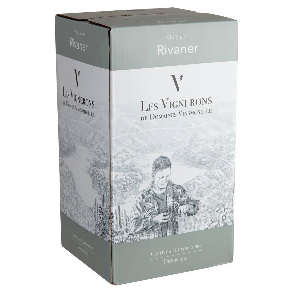 Luxembourg Les Vignerons des Domaines Vinsmoselle Vin Blanc Rivaner 3L