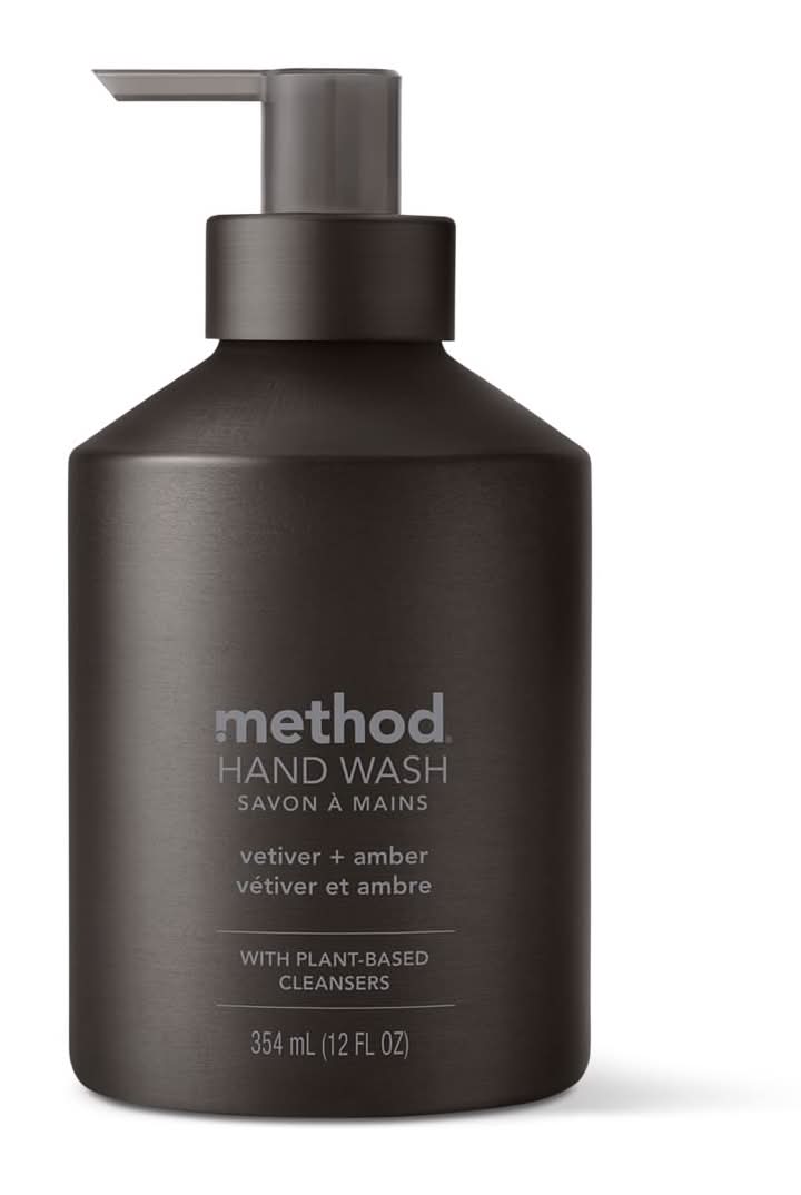 Method Vetiver & Amber Scent Gel Hand Wash 12 Oz