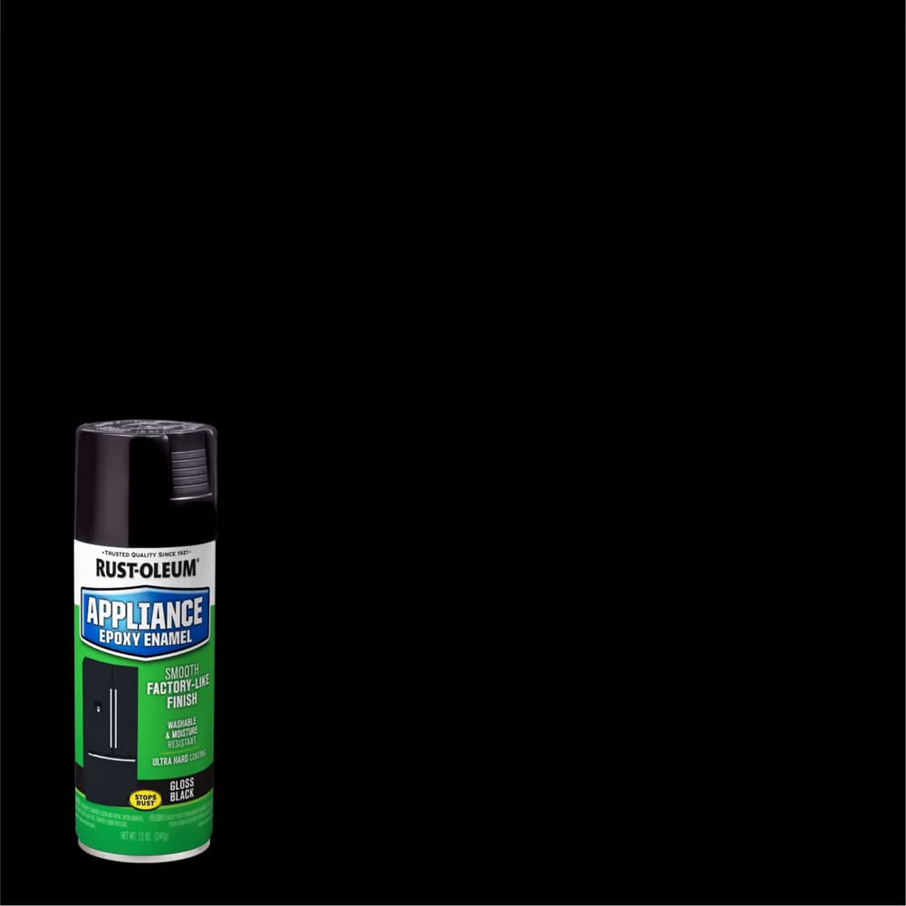Rust-Oleum Specialty Gloss Black Oil-Based Appliance Epoxy 12 Oz