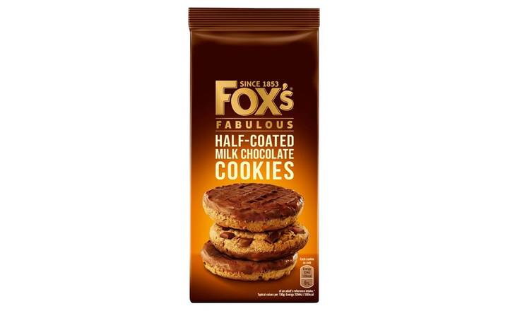 Fox's Fabulous Half-Coated Milk Chocolate Cookies 175g (400114) 