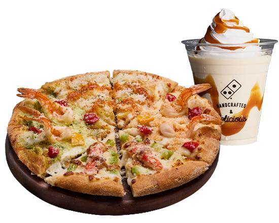 対象のピザ買うとUber Eats限定ホリデーキャラメル半額 Get half off Uber Eats Limited Holiday Caramel when you buy eligible pizzas