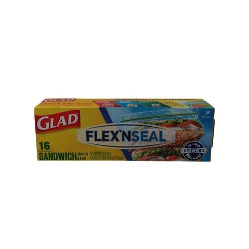 Glad Flex'n Seal Sandwich Bags (16 ct)