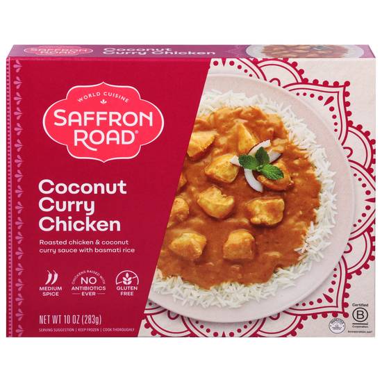 Saffron Road Mild Coconut Curry Chicken With Basmati Rice