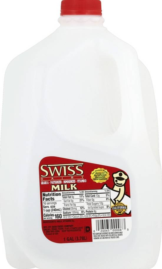 Swiss Dairy Vitamin D Grade a Milk (1 gal)