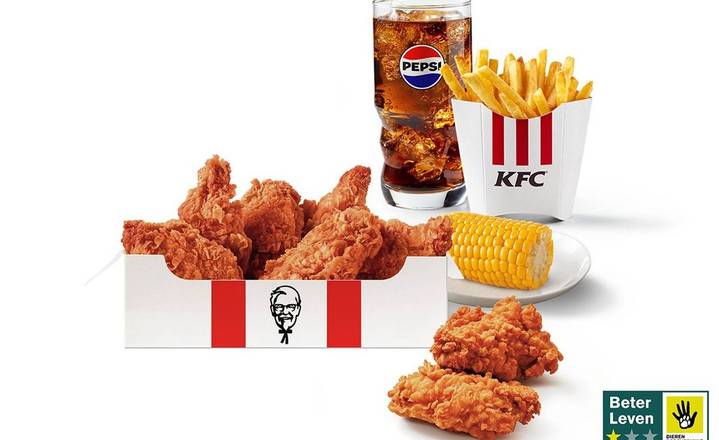 6 Zinger Hot Wings Mega meal L