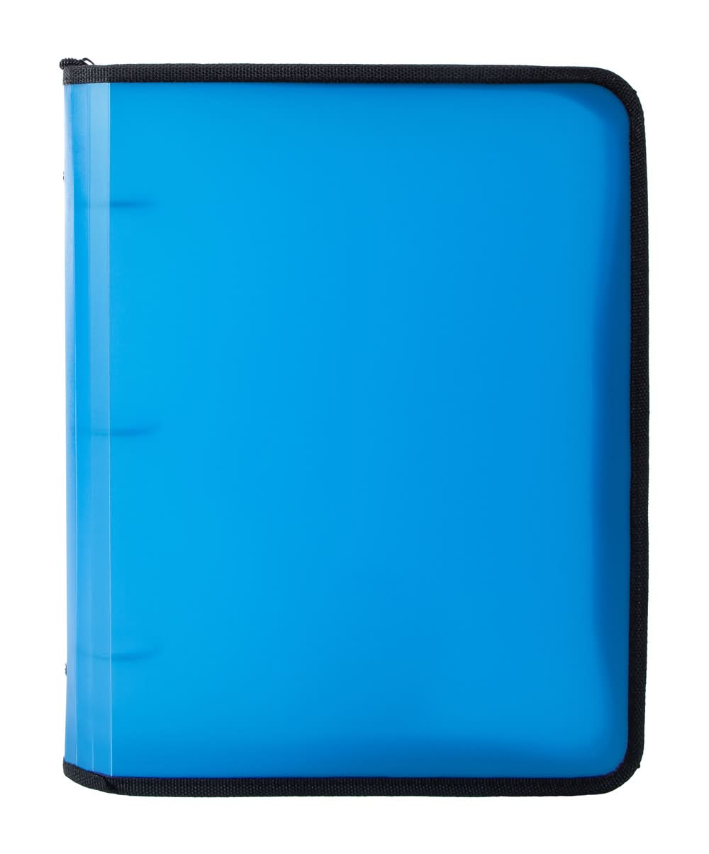 Zipper Binder Blue