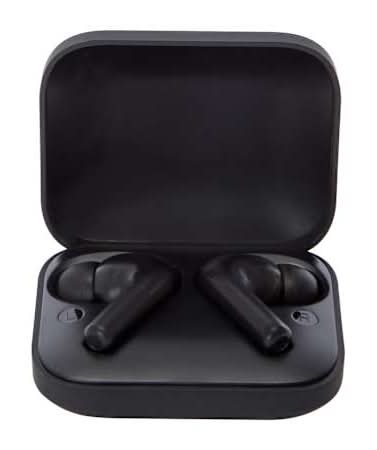 Bass Jaxx Metallic True Wireless Earbuds Black