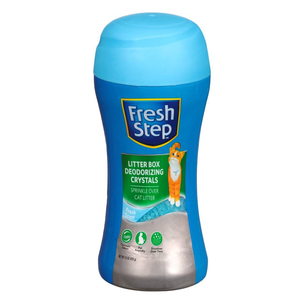 Fresh Step Fresh Scent Litter Box Deodorizing Crystals (15 oz)