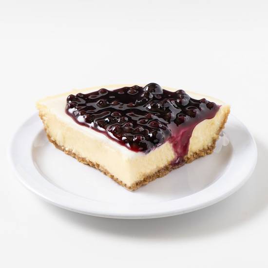 CHEESECAKE WITH BLUEBERRY TOPPING PIE (SLICE)