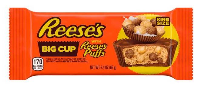 Reese's Big Cup with Puffs Cereal King Size (2.4oz)