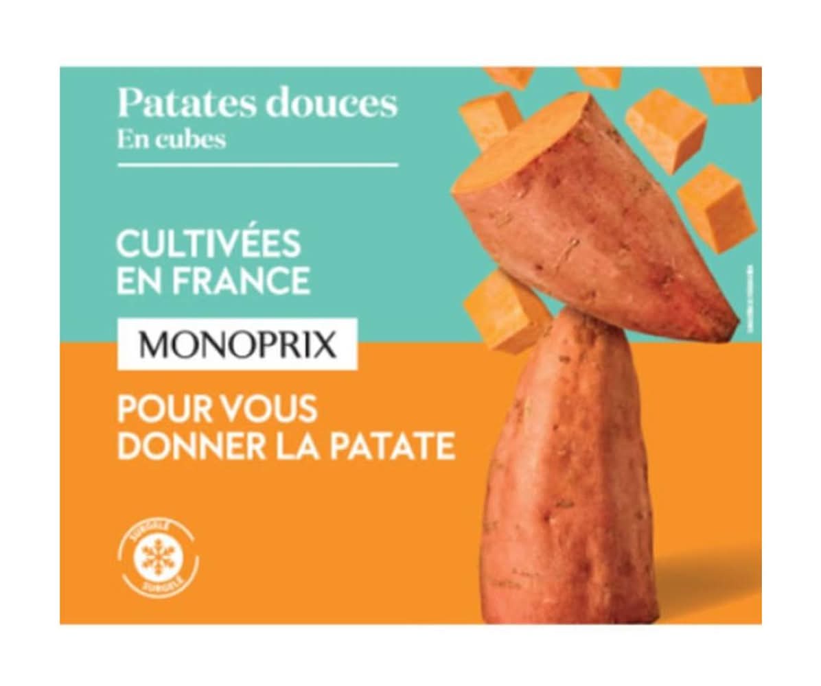 Monoprix - Patates douces en cubes (600g)