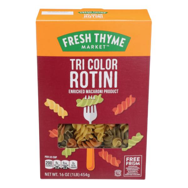 Fresh Thyme Tri Color Rotini Pasta