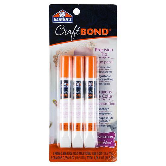 Elmer's Craft Bond Precision Tip Glue Pen, 3-ct Packs, Set of 2