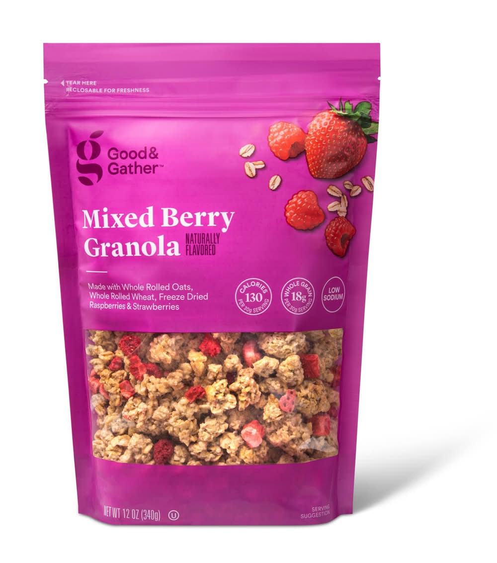 Good & Gather Mixed Berry Granola (12 oz)