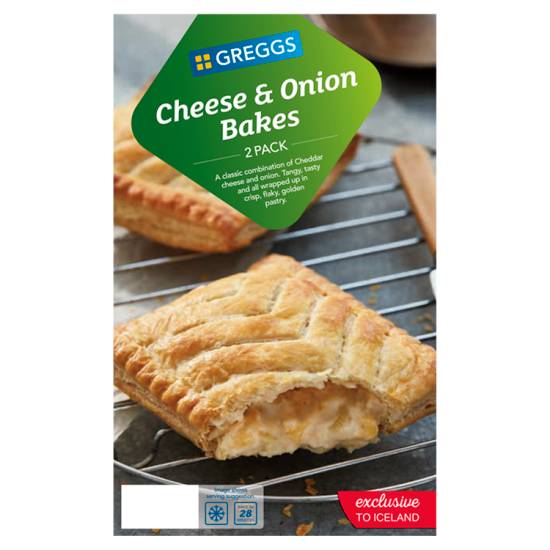 Greggs Cheese & Onion Bakes (2 ct)